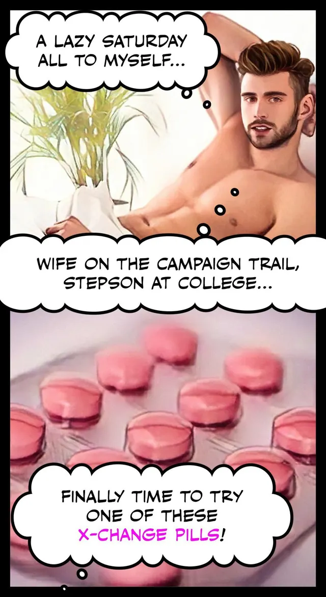 I made an X-Change comic strip! “Jack, now Jasmine, home alone?”