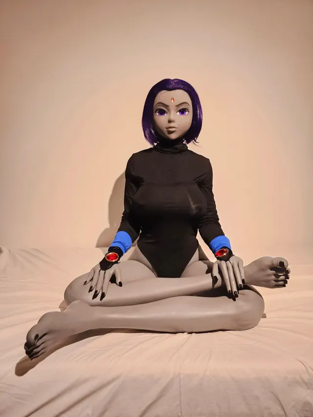 Raven from Teen Titans custom sex doll ( WM head and elsababe 160cm body )