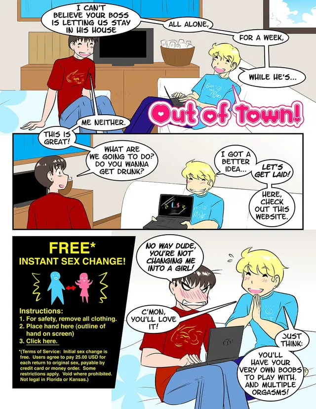 Out of Town Pt 1 [Story Ankan, Art KittyHawk]