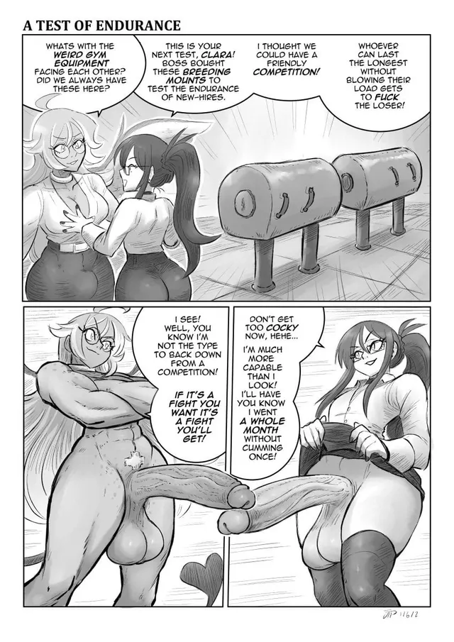 Strange equestrian competition