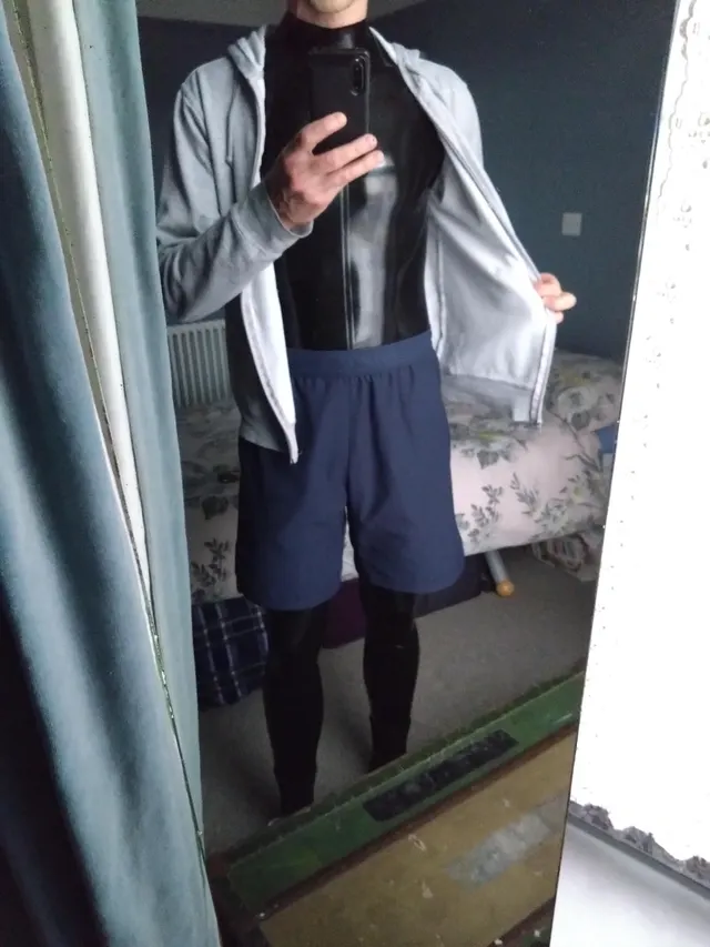 Impromptu first public outing.