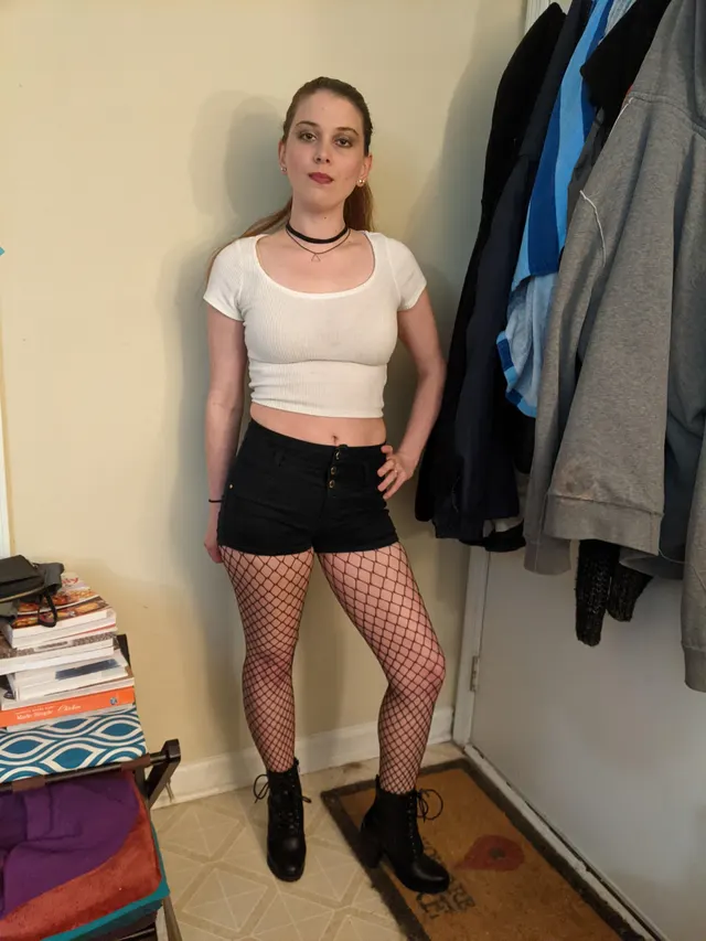 Ten months, almost 90lbs. My tits are too big for all my bras, and my ass is to fat to fit in anything I used to own.