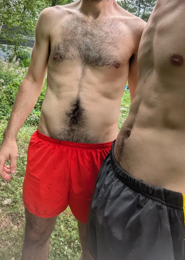 Short shorts hiding a surprise