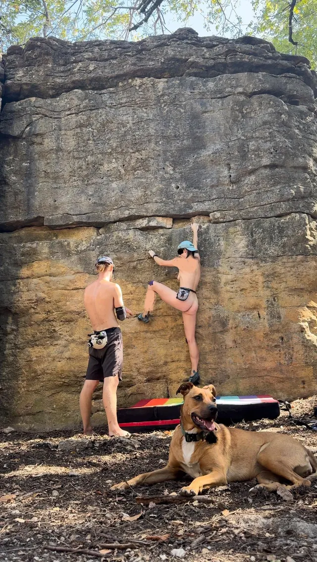 A little bouldering