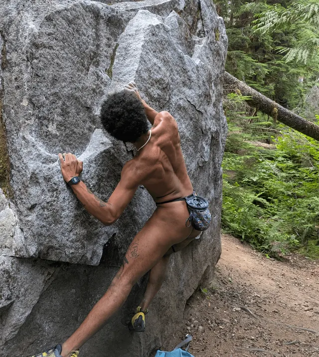 Had an audience watching me and I didn't mind 