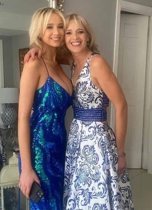 she is so much bigger than her mom and literally more than 20x the size 😭 her single boob is half her mom's torso too 😭😭