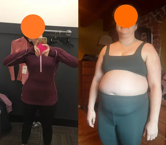 I LOVE making these before and afters and realising it is in fact NOT ‘just a couple of lbs’ 