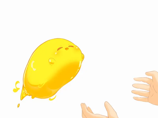 Launching herself at Master