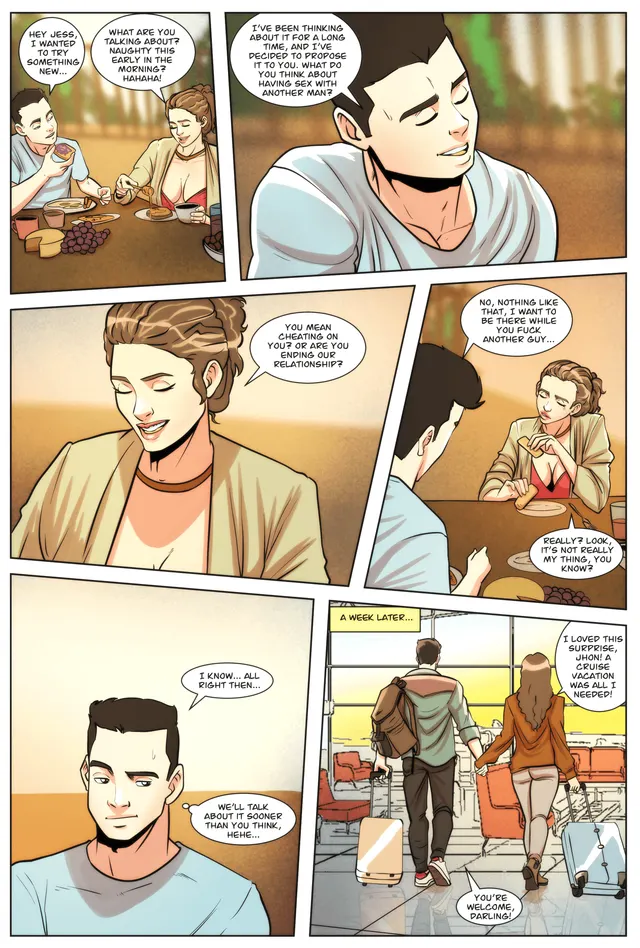 How I turn her into a hot wife (I’m getting commissions, dm to see details!) 