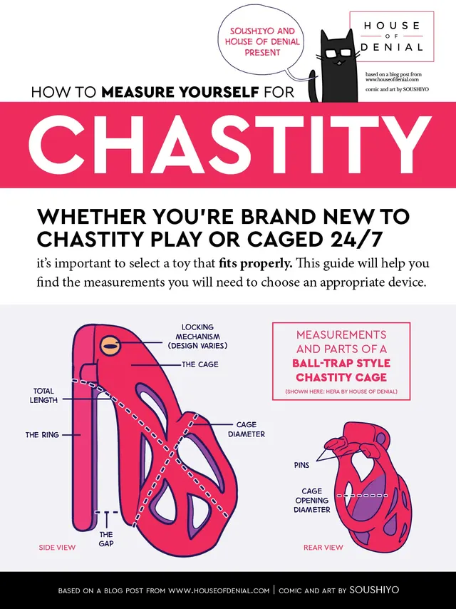 Help With Getting The Right Chastity Cage (SIZE GUIDE)