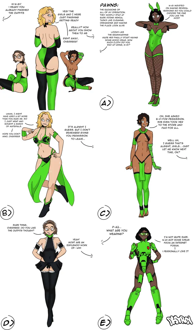 PAWN'S DESIRE: A Knight's Task (OC) + Fun dynamic at the end