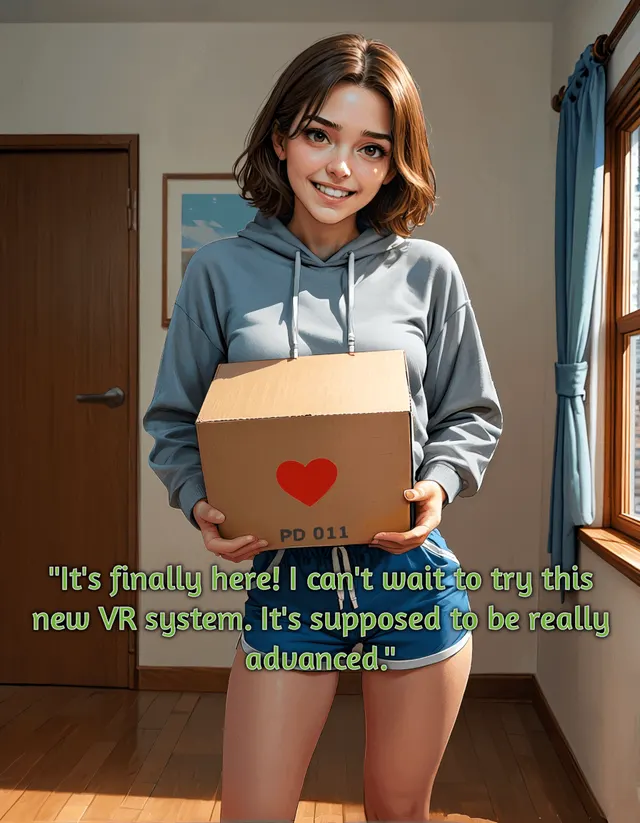 She'll do anything to win this new VR game