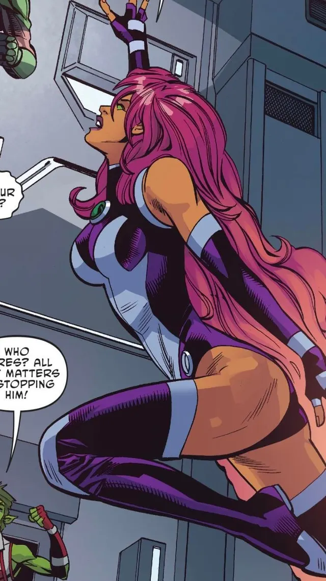 Some light Starfire plot[Titans: Burning Rage #1&2]