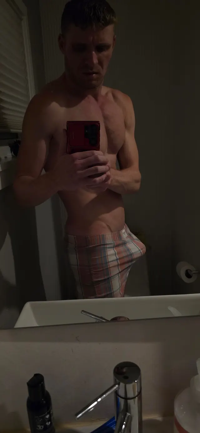 Chilling in my boxers