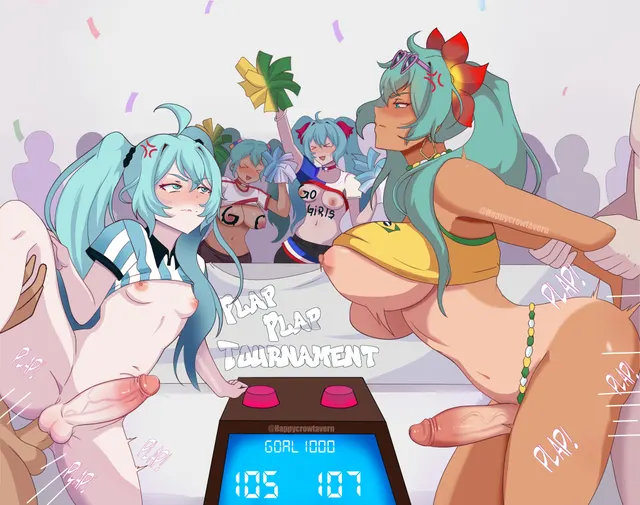 Argentine and Brazilian Miku Plap Plap Competition