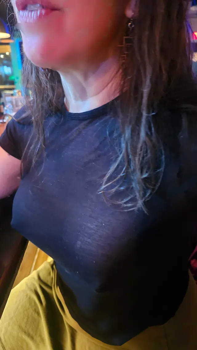 Out at the bar just chilling.