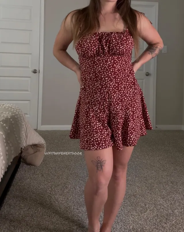 Perfectly undress-able wife.