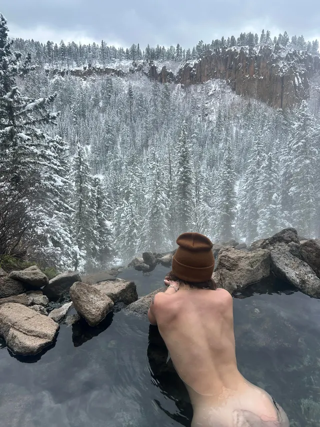 Snow day? Hot spring time