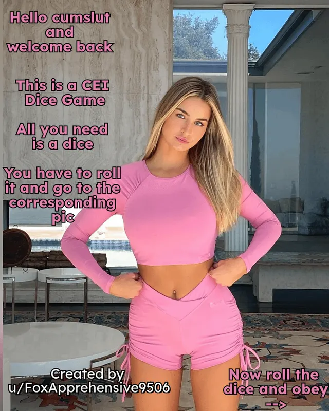 CEI Dice Game for Cumsluts