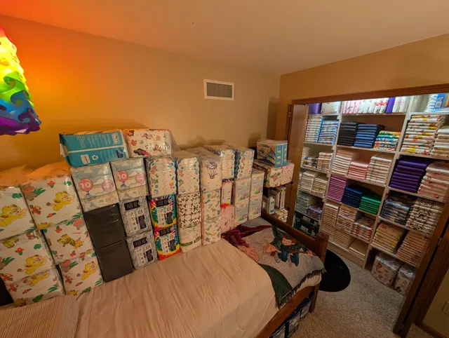 Cleaned my diaper room today