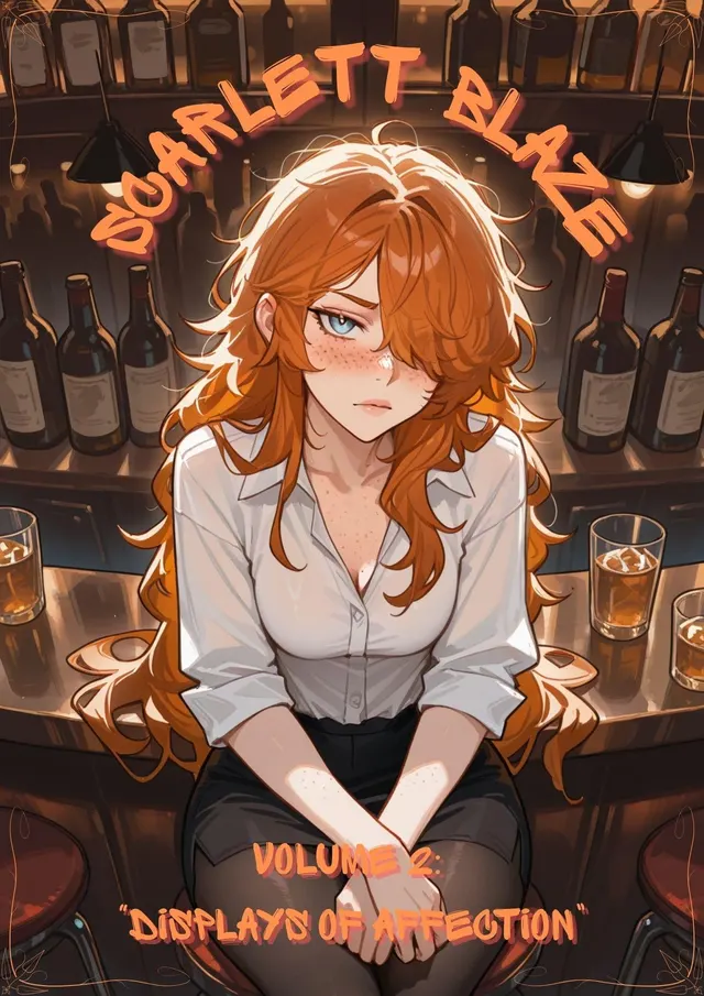 "Displays of Affection" - Volume 2 of my "self made" AI comic book series "Scarlett Blaze". Feedback welcome!