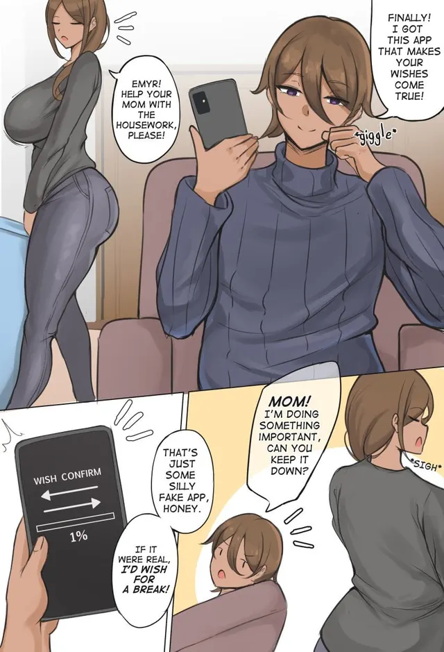 Mom Transformation Comic by Minori (user eket5233)