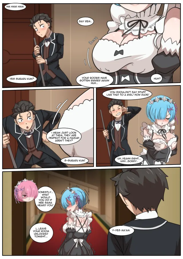 Rem x Subaru paizuri commission