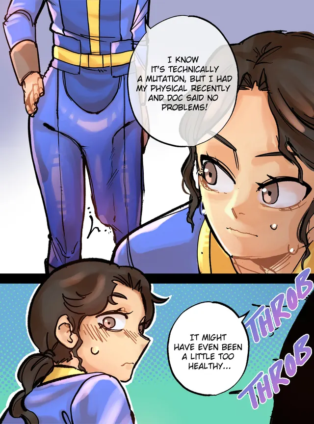 A vault dweller's beneficial new mutation (@HermitLustful)