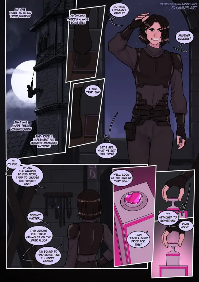 [Artist: Kannel] Consequences of robbing a wizard's tower!