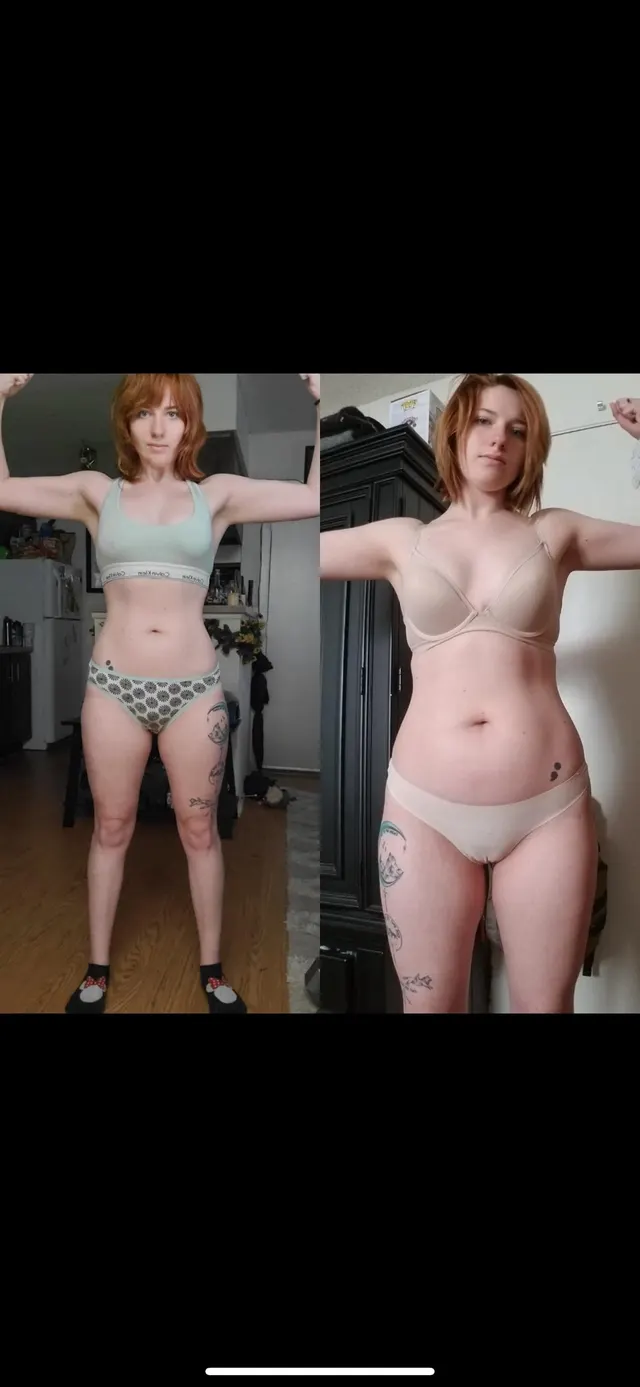 When I first started gaining vs now