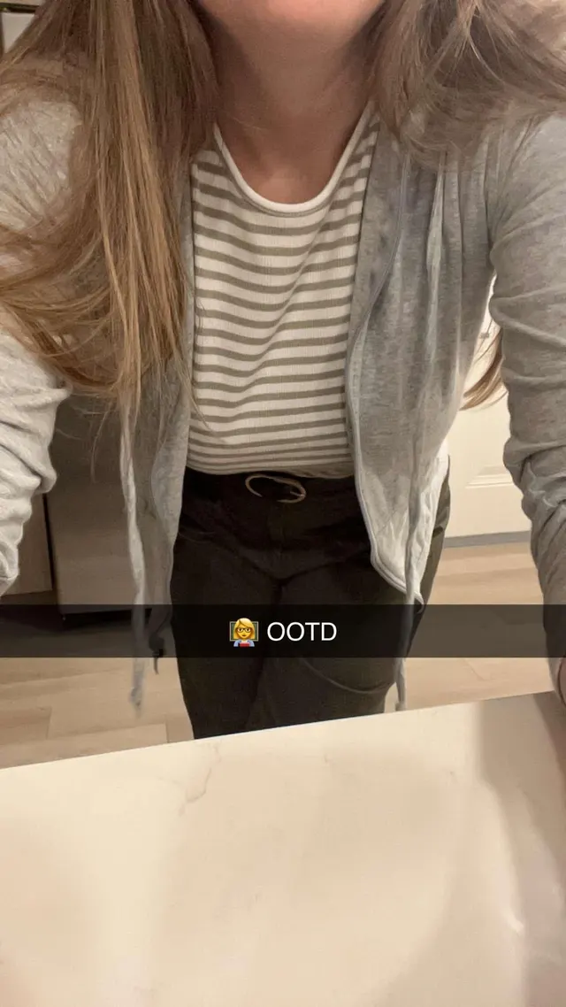 Mrs. A has a couple of outfit choices to chose from