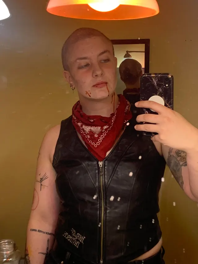 Happy Halloween, swipe to take the top off