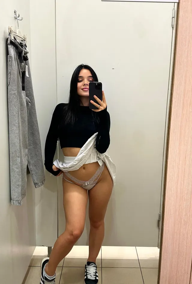 in panties or without