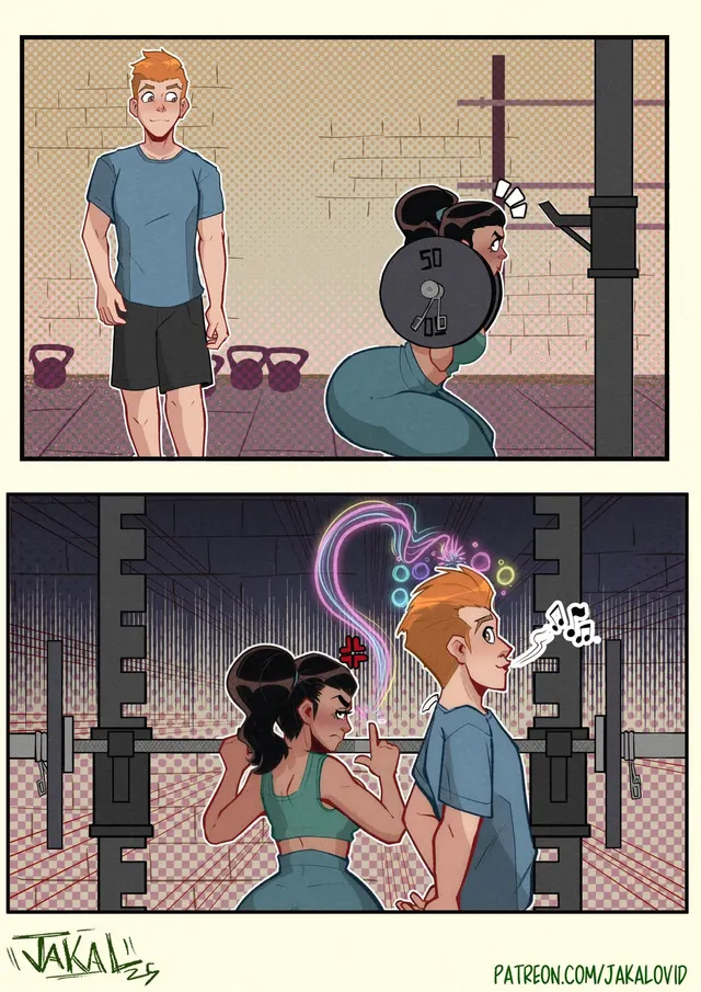 Gym Rubbernecking (Jakalovid)