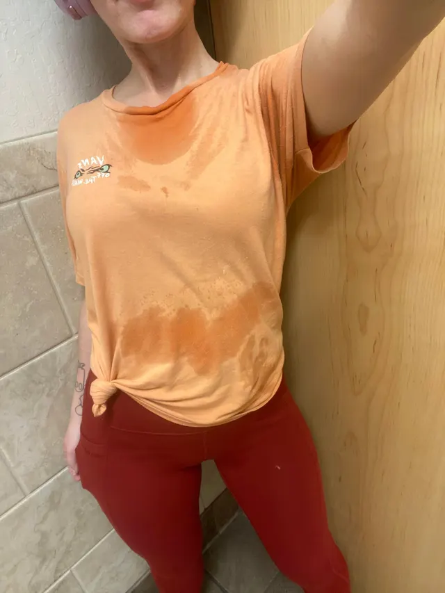 Swipe to take off my sweaty clothes and tell me what you think