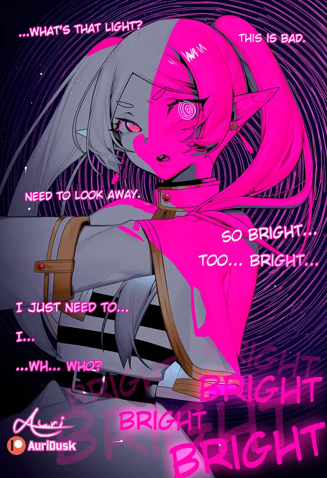 Frieren let her guard down~ (OC)