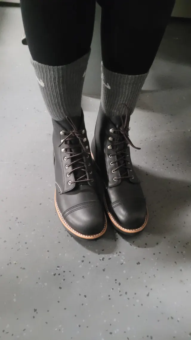 Finally persuaded her to get some high quality boots.