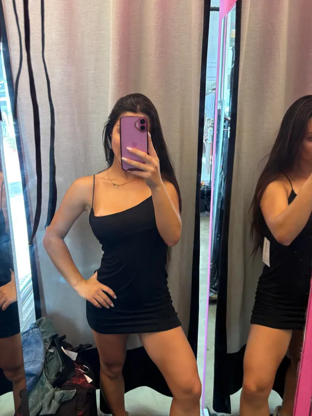 I was just trying on the dress, but I wanted to do some mischief here