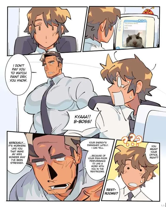 “The Day I got to know My Boss is a Big Bottom Motivator....” (hokawazu)