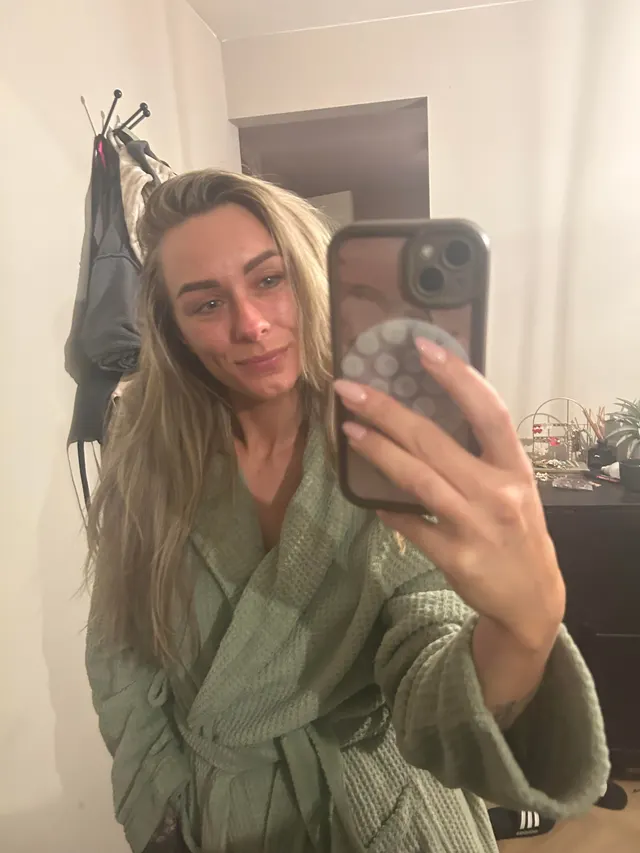 Revealing my fake mom tits...