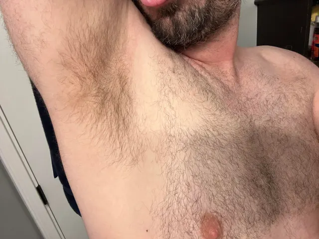 Lick my pits and suck my cock?
