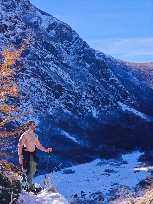 Mountain trekking in Patagonia, had a good time