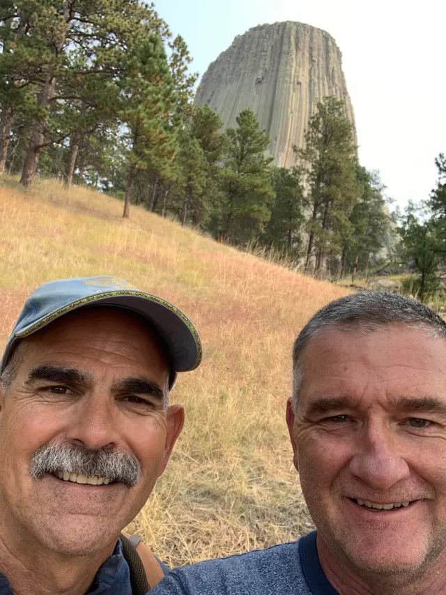 Spent hump day hiking around Devil’s tower with my beau!