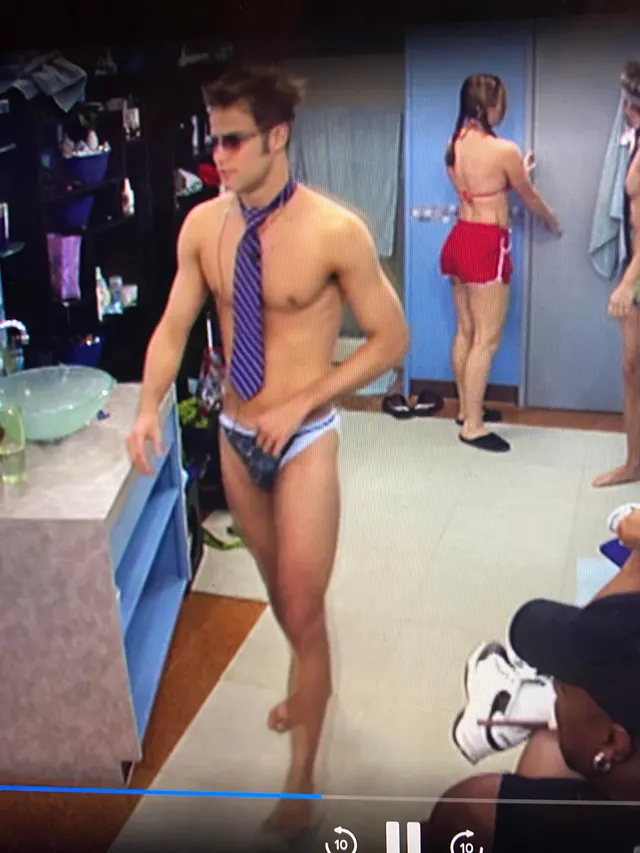 Drew Daniels in a thong