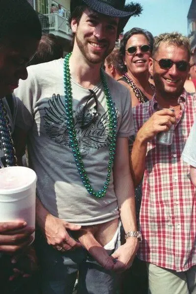 Today I just learned that men flash their cock for beads on Bourbon Street at Mardi Gras
