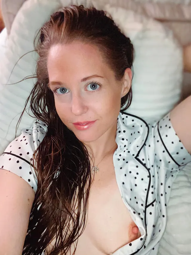 I think the post self care shower nip slip is my thing.. give a little, imagine a lot. How many of you want a peek every night?