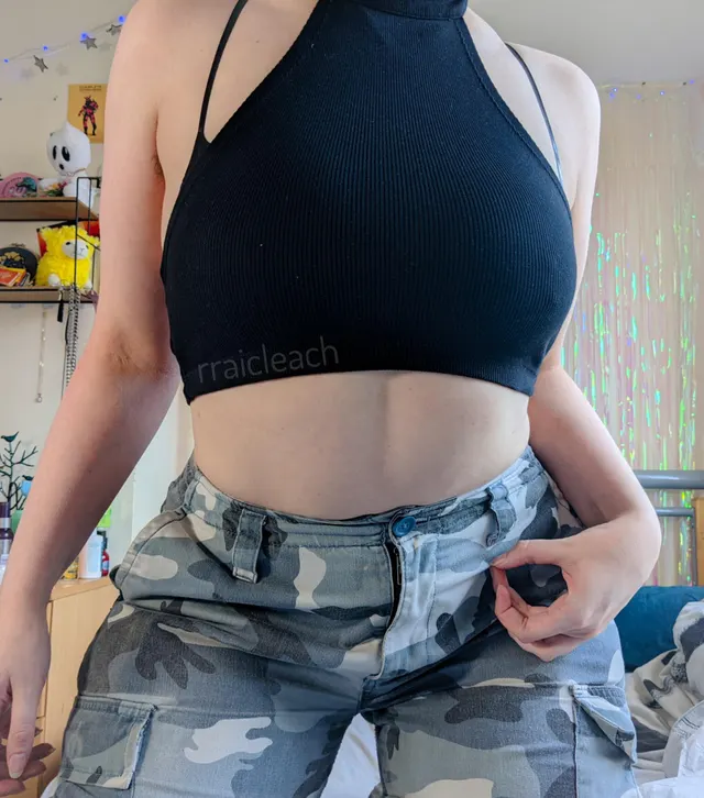 do you think anyone will notice what's under my top at the bar tonight?