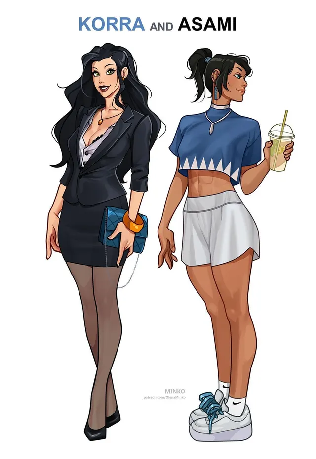 Korra And Asami: Office Story (The Legend Of Korra) [Olena Minko]