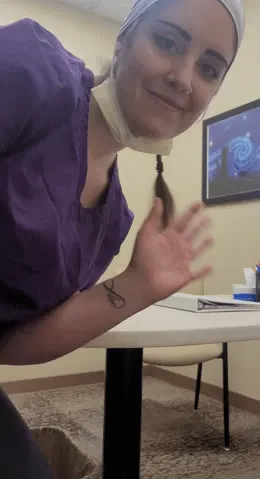 Eat me from behind while I bend over my desk