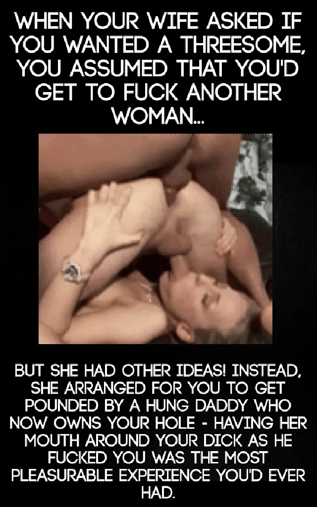 You watched as he fucked your wife... Next it was your turn!